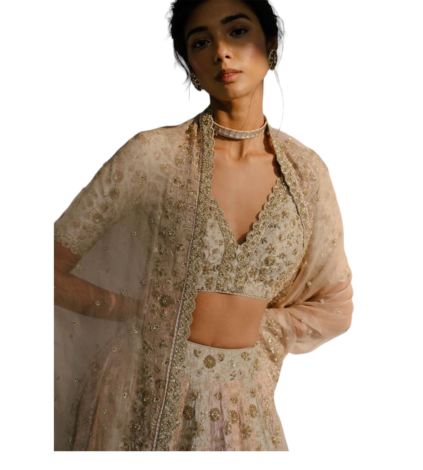 A&R by RHEA KAPOOR Lehenga With Dupatta And Blouse