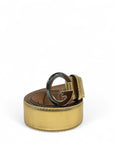 Bronze Leather Buckle Belt EU 40