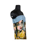 Tube Blue Print Dress