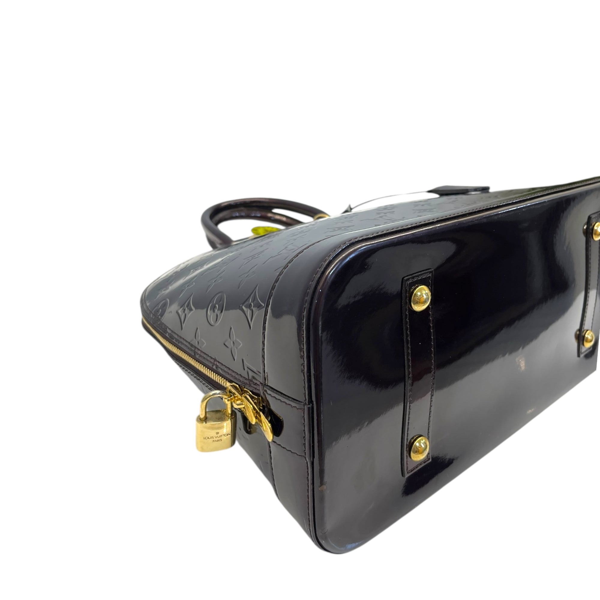 Louis Vuitton Amarante Monogram Vernis Alma PM Bag