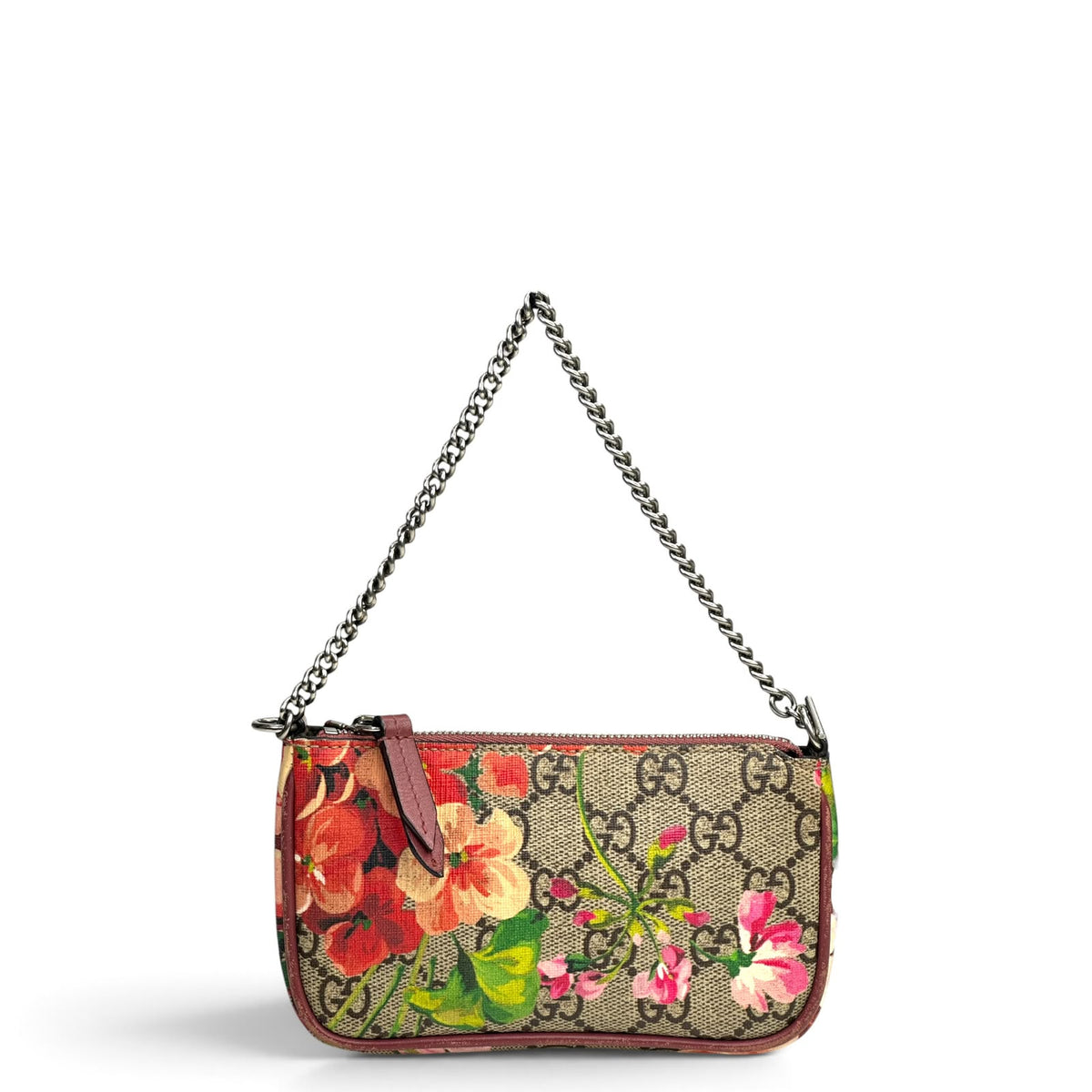 Gucci GG Supreme Blooms Mini Pochette
