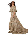 Light Brown Full Work Gown