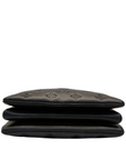Louis Vuitton Black Monogram Embossed Coussin PM Bag