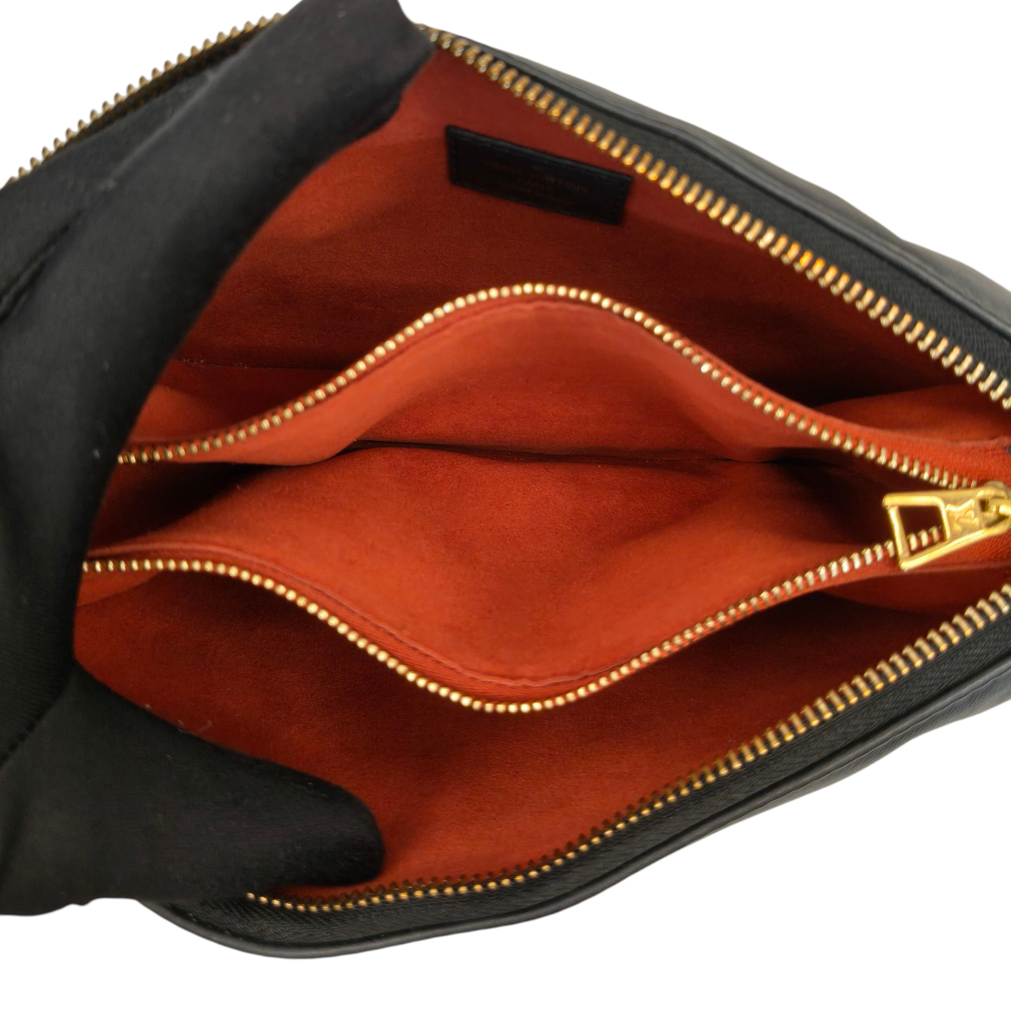 Louis Vuitton Black Monogram Embossed Coussin PM Bag