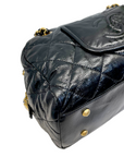 Chanel Shiny Aged Calfskin Bowler Bag Medium