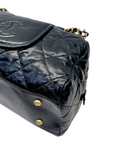 Chanel Shiny Aged Calfskin Bowler Bag Medium