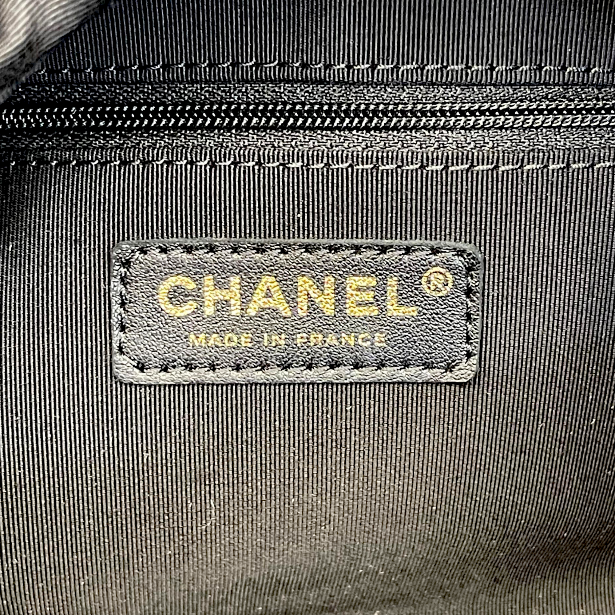 Chanel Shiny Aged Calfskin Bowler Bag Medium