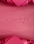 Bottega Veneta Pink Woven Leather Point Shoulder Bag