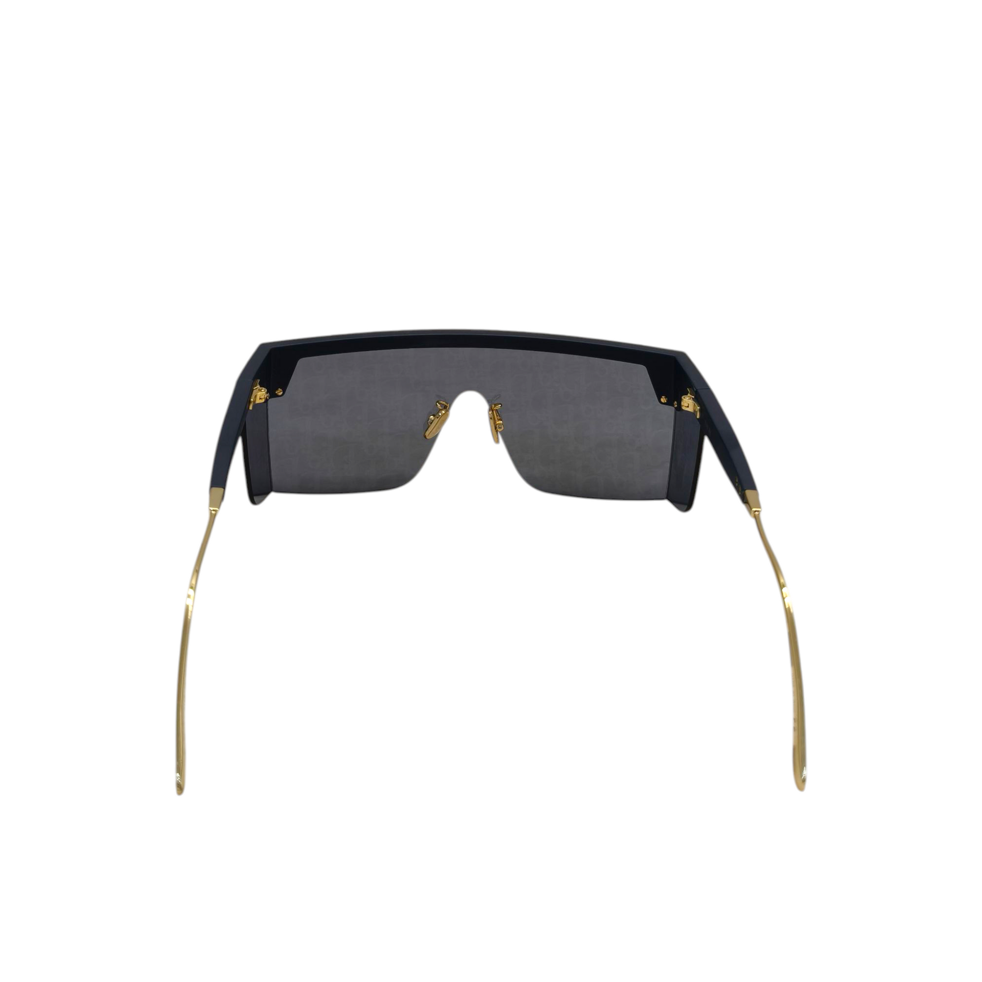 Dior Navy Blue Oblique DiorClub M1U Shield Sunglasses