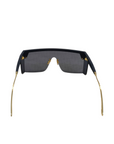 Dior Navy Blue Oblique DiorClub M1U Shield Sunglasses