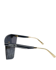 Dior Navy Blue Oblique DiorClub M1U Shield Sunglasses