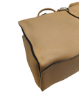 Gucci Tortilla Brown Pebbled Leather Large Jackie Tote Bag