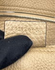 Gucci Tortilla Brown Pebbled Leather Large Jackie Tote Bag