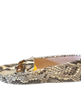Tod's Two Tone Python Double T Metal Loafers EU 39
