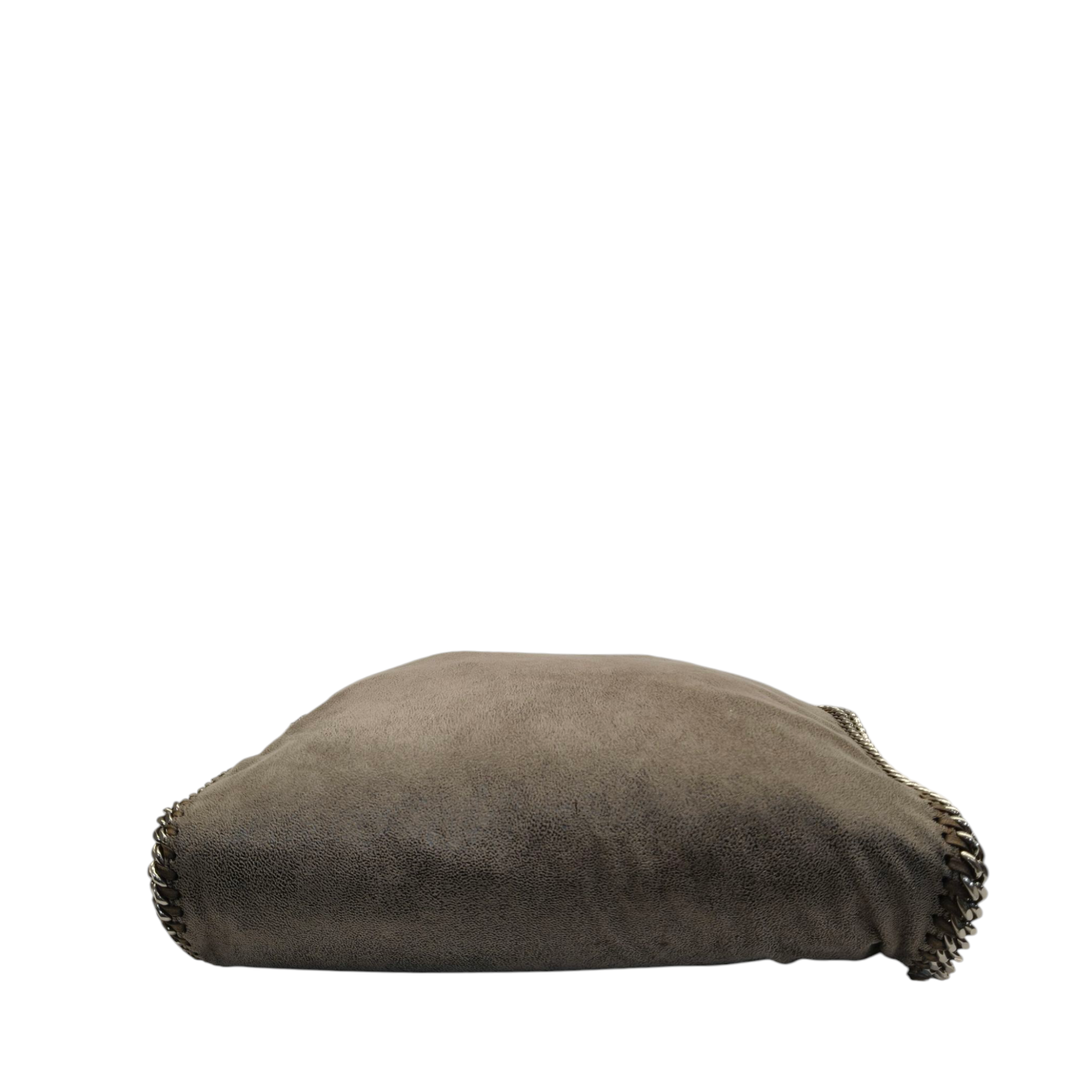 Stella McCartney Falabella Shaggy Deer Grey Fold Over Tote