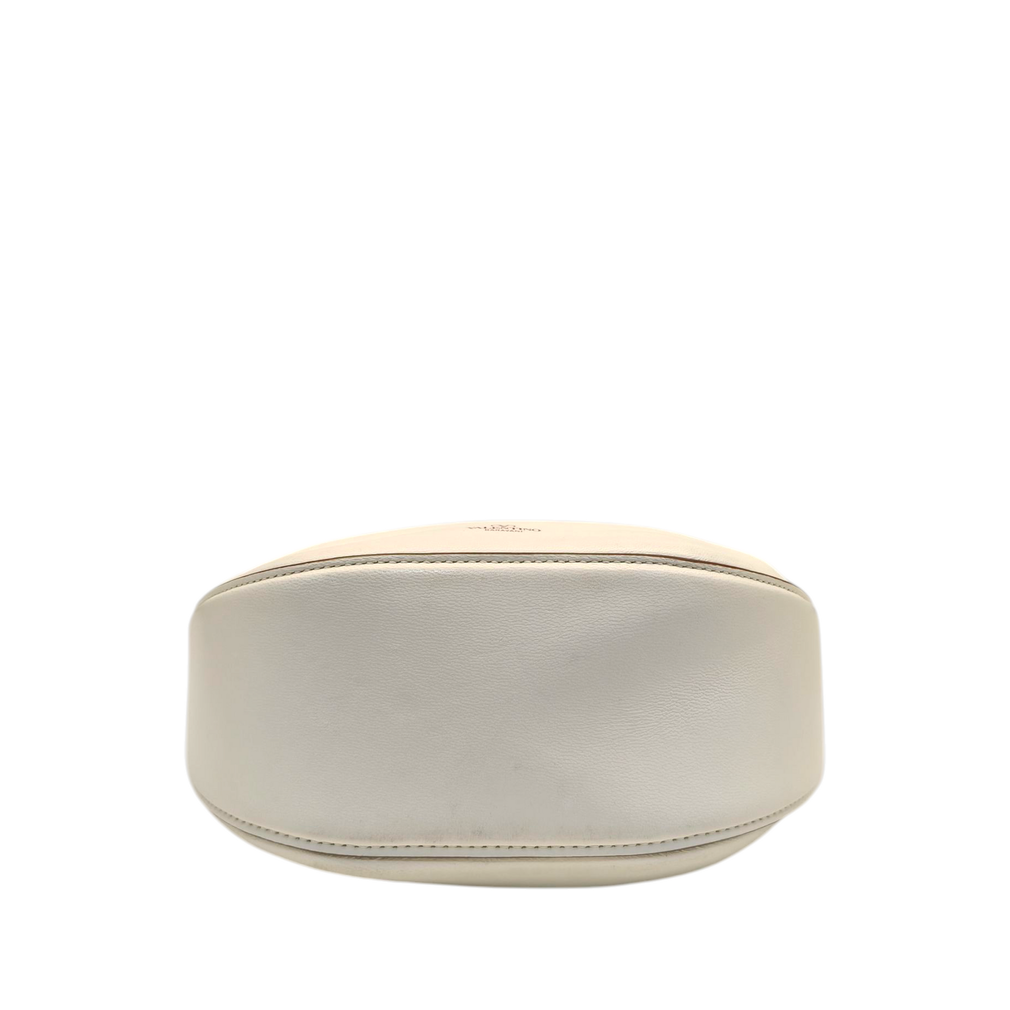 Valentino Moon Mini Hobo Gold Metallic Calfskin Handbag