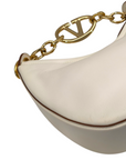 Valentino Moon Mini Hobo Gold Metallic Calfskin Handbag