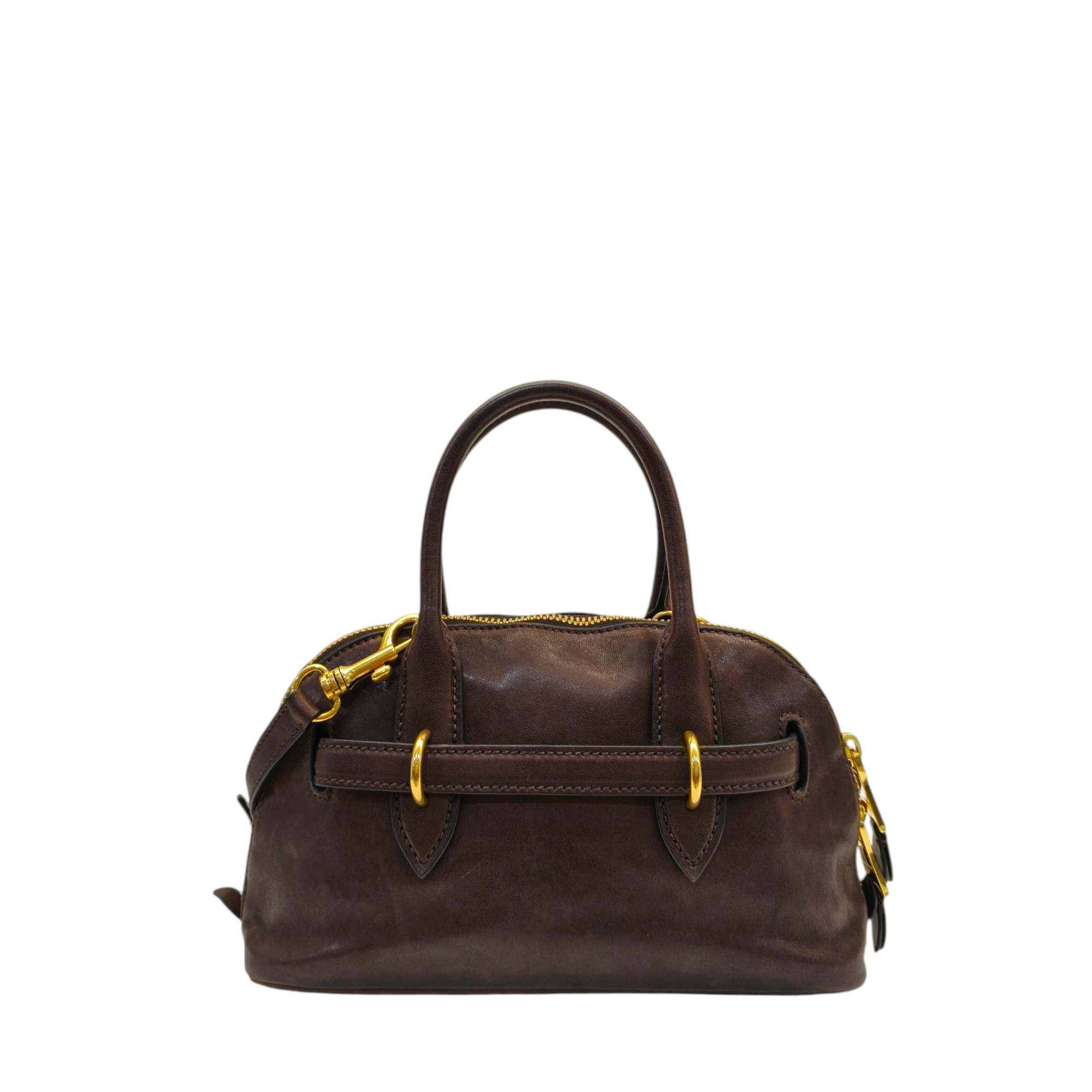 Miu Miu Aventure Nappa Leather Top Handle Bag