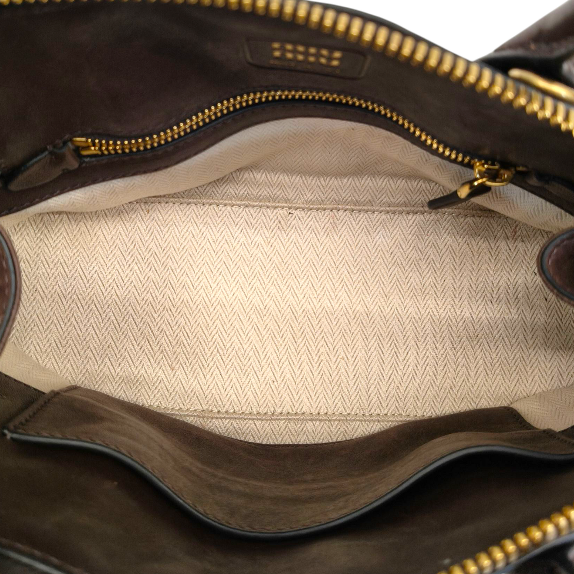 Miu Miu Aventure Nappa Leather Top Handle Bag