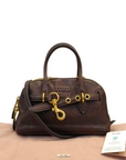 Miu Miu Aventure Nappa Leather Top Handle Bag