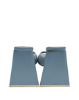 The Attico Sky Blue Leather Devon Open Toe Sandals - EU 36