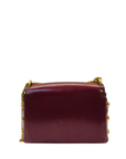 Jimmy Choo Dark Burgundy Leather Lockett Petite Crossbody Bag