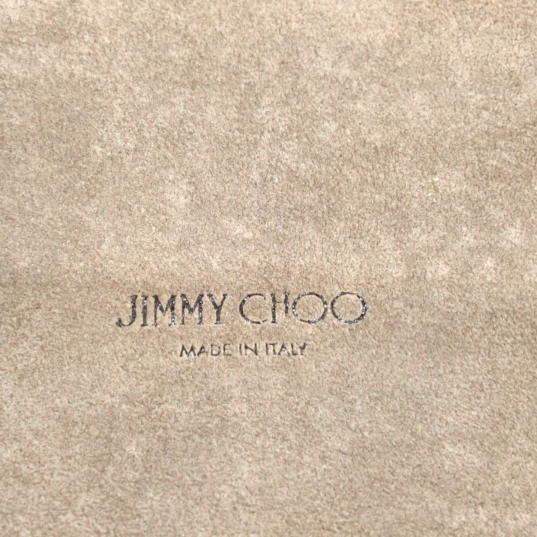 Jimmy Choo Dark Burgundy Leather Lockett Petite Crossbody Bag