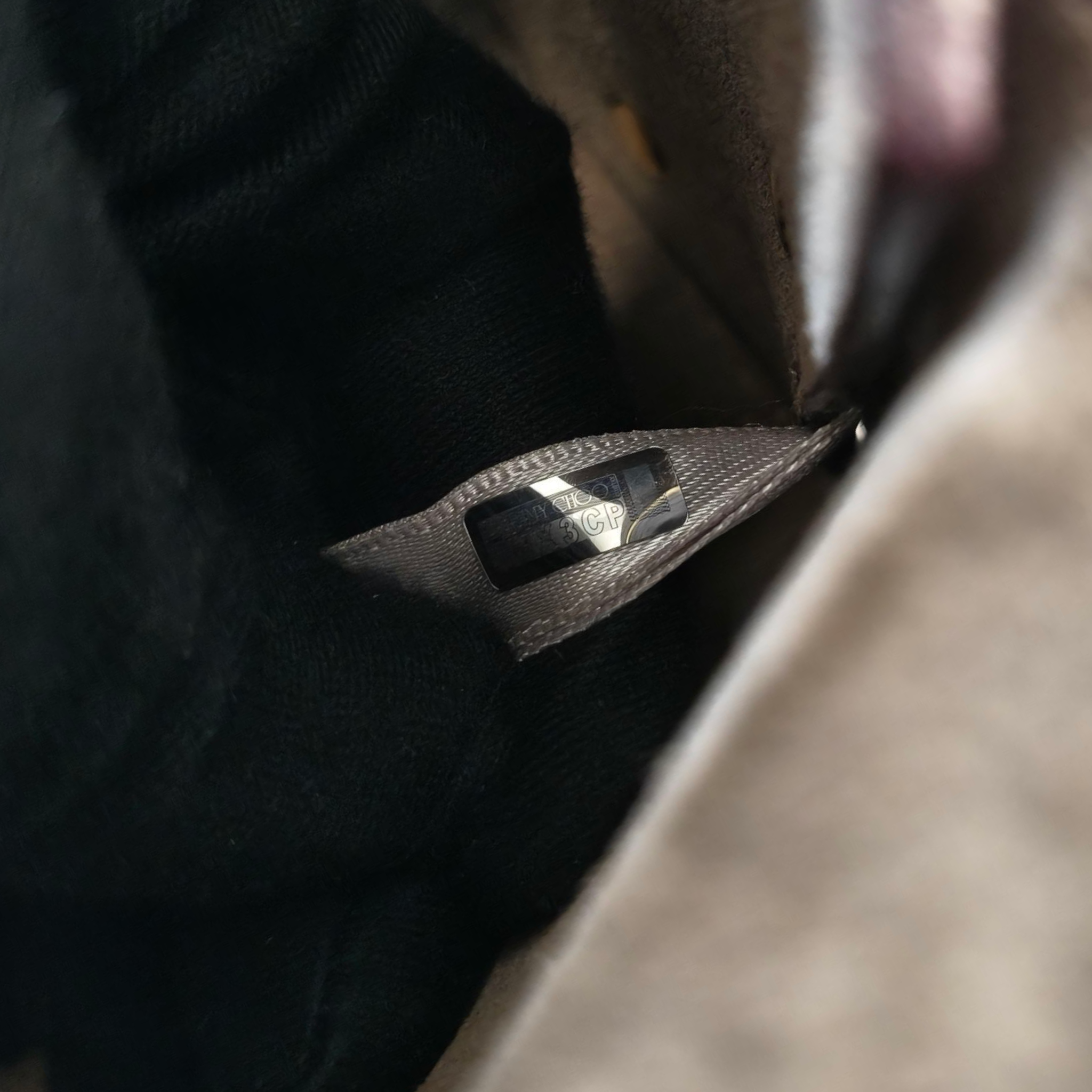 Jimmy Choo Dark Burgundy Leather Lockett Petite Crossbody Bag