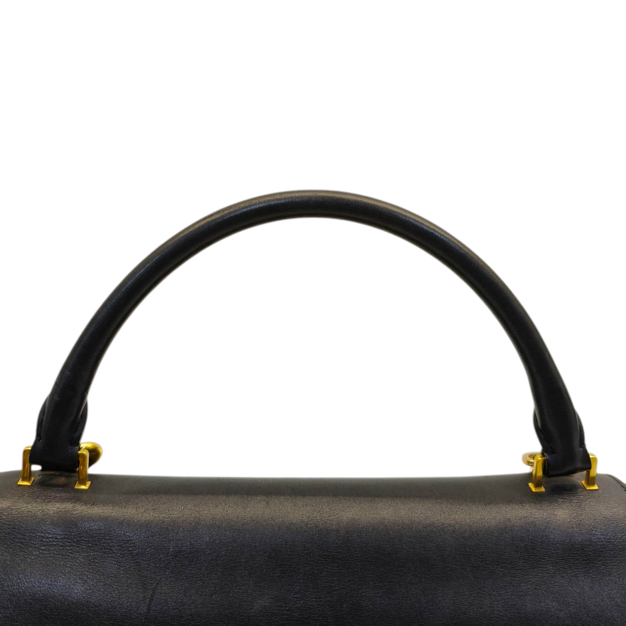 Celine Tri Colour Leather and Saude Medium Trapeza Bag