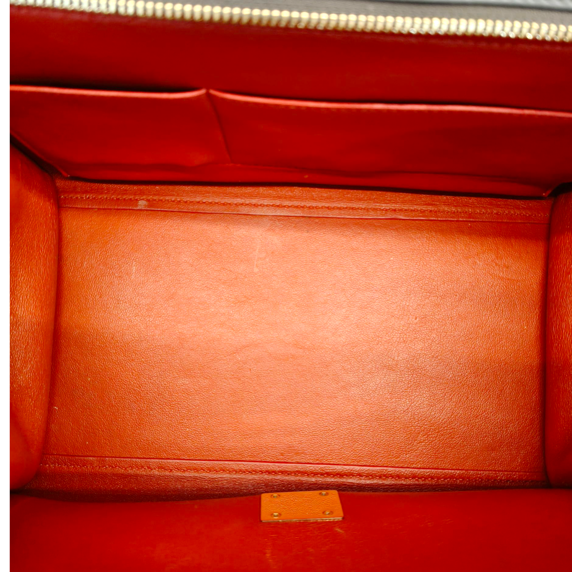 Celine Tri Colour Leather and Saude Medium Trapeza Bag