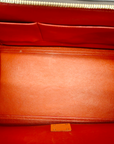 Celine Tri Colour Leather and Saude Medium Trapeza Bag