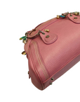 Dior Pink Leather Small Limited Edition Butterfly Detective Satchel Bag