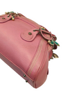 Dior Pink Leather Small Limited Edition Butterfly Detective Satchel Bag