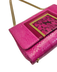 Jimmy Choo Snakeskin Shoulder Bag