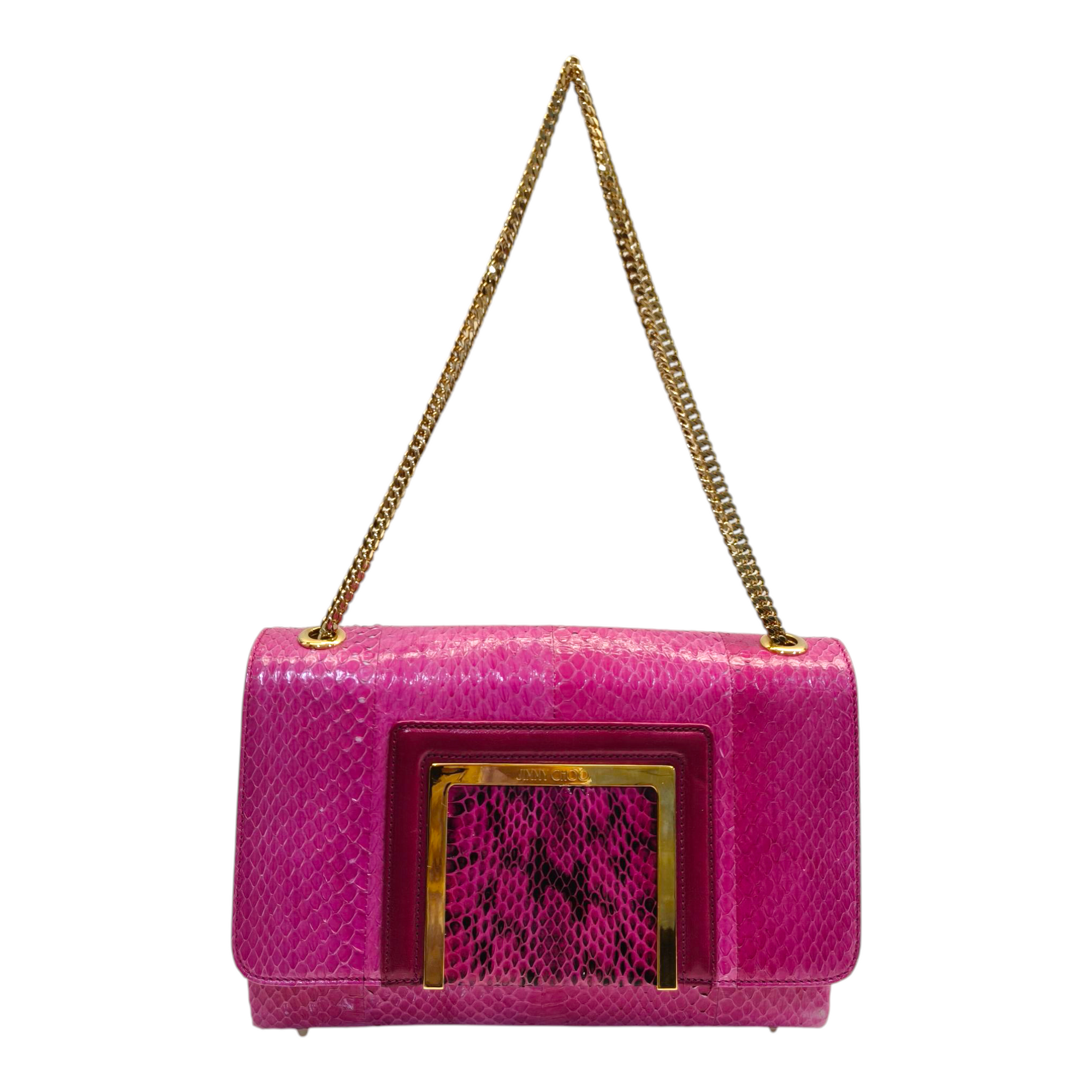 Jimmy Choo Snakeskin Shoulder Bag