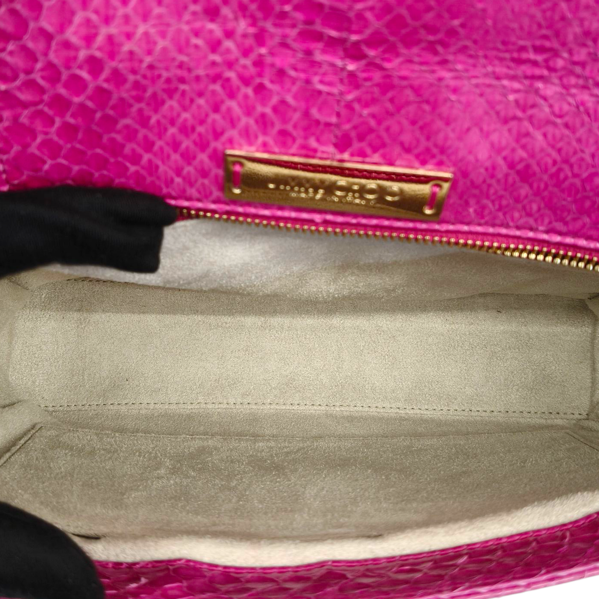 Jimmy Choo Snakeskin Shoulder Bag