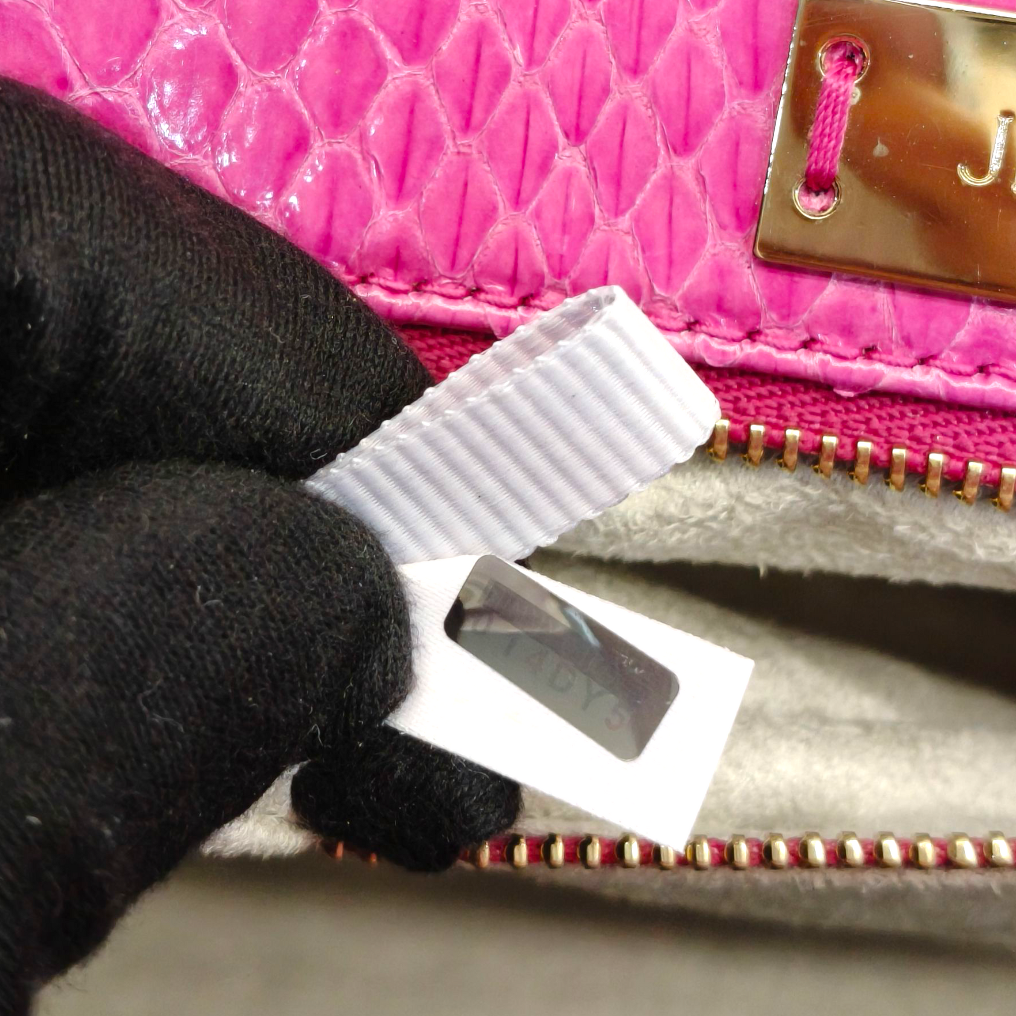 Jimmy Choo Snakeskin Shoulder Bag