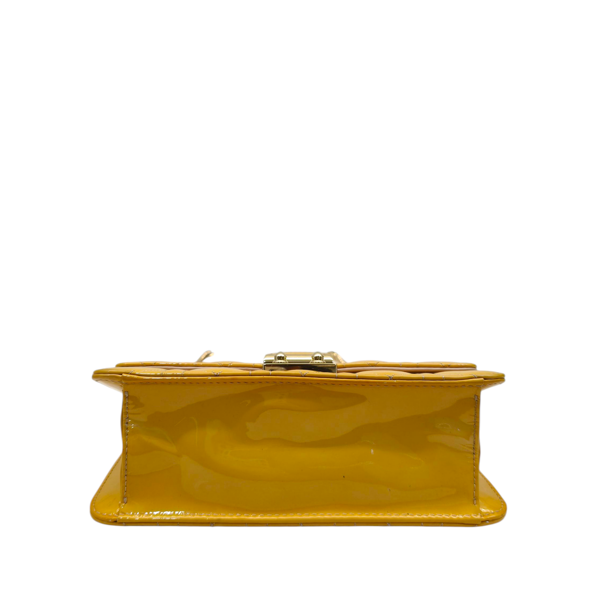 Christian Dior Cannage Patent Leather Miss Dior Promenade Bag