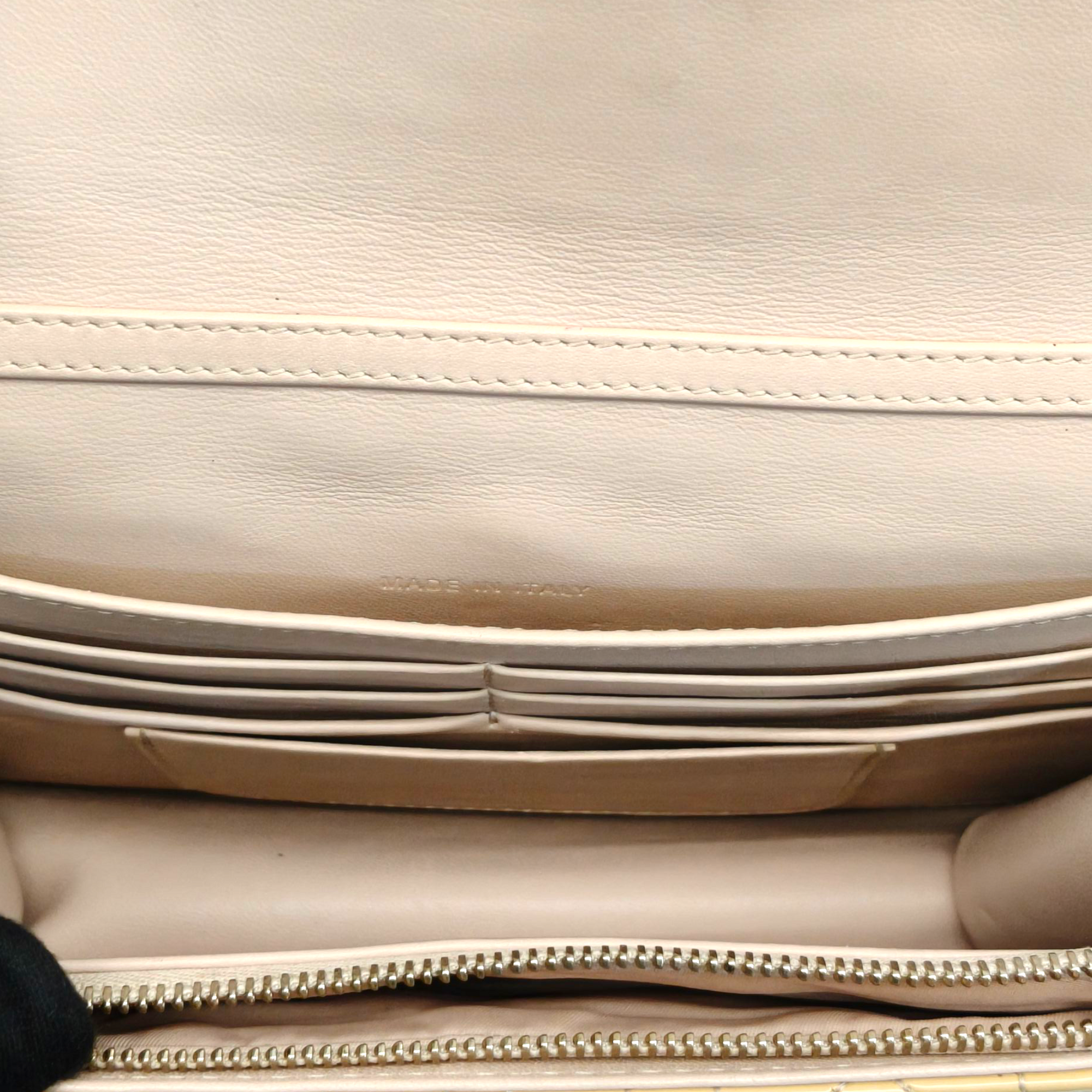 Christian Dior Cannage Patent Leather Miss Dior Promenade Bag