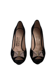Salvatore Ferragamo Vara Bow Accent Satin Pumps EU 39