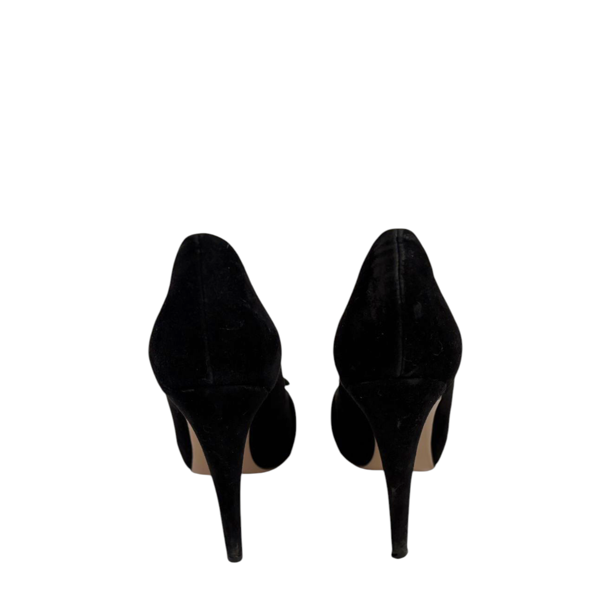 Salvatore Ferragamo Vara Bow Accent Satin Pumps EU 39