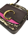 Chloé Purple Leather Handbag