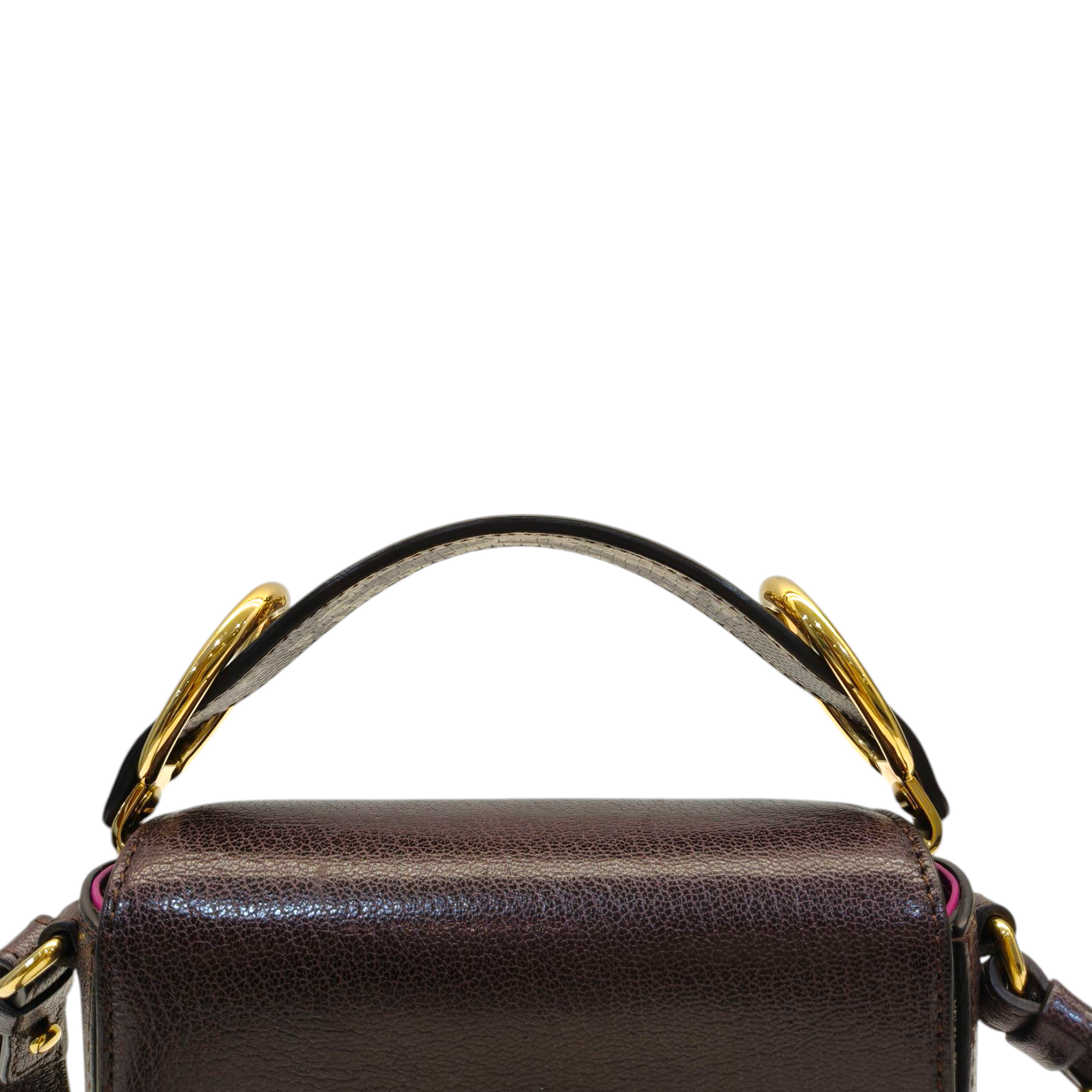 Chloé Purple Leather Handbag