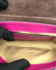 Chloé Purple Leather Handbag