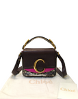 Chloé Purple Leather Handbag
