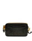 Marc Jacobs Snapshot Black Leather Sling Bag With Detachable Strap