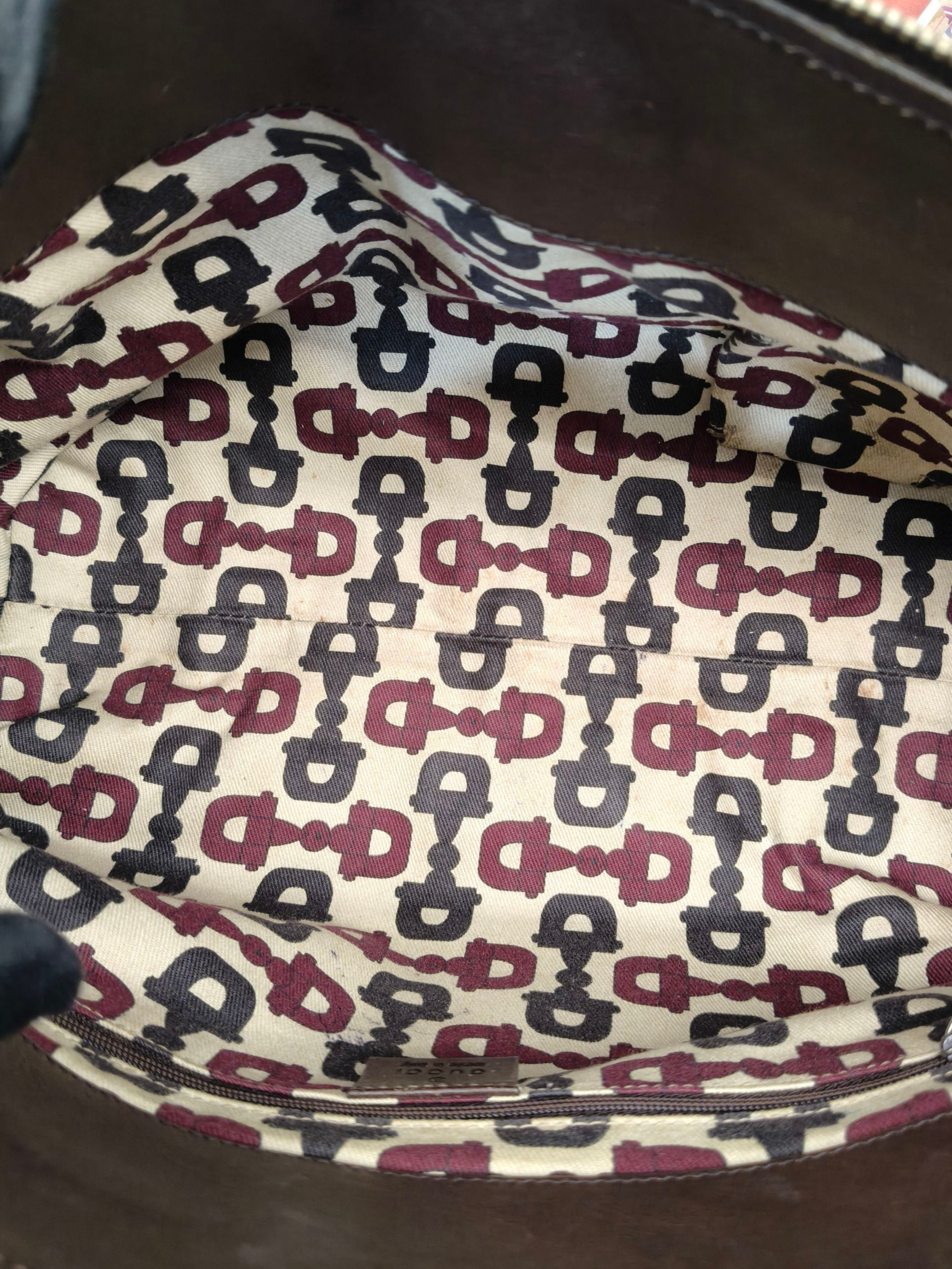 Gucci Brown Guccissima D Ring Leather Tote Bag