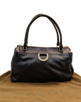 Gucci Brown Guccissima D Ring Leather Tote Bag