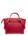 Celine Red Micro Leather Belt Top Handle Bag
