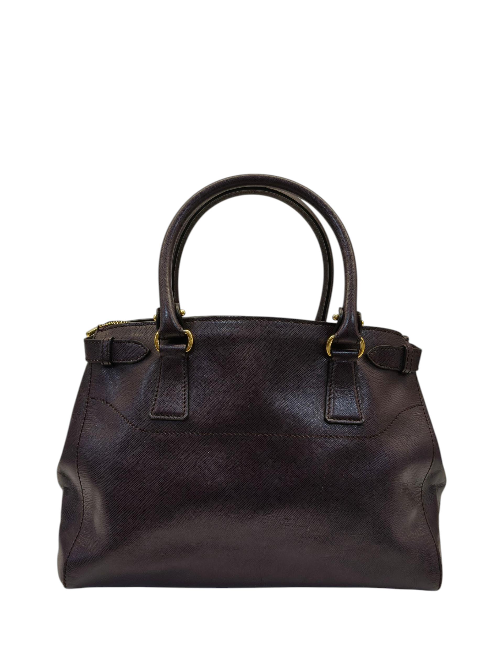 Salvatore Ferragamo Beky Burgundy Large Tote Bag